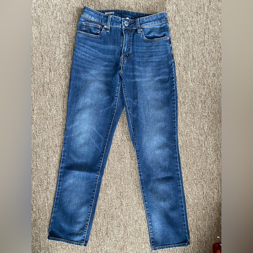 Muji Women 4-Way Boyfit Blue Denim Jeans